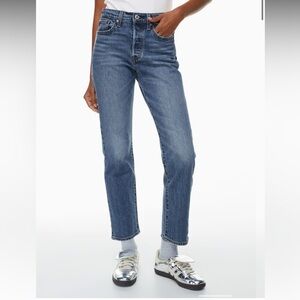 LEVI’S WEDGIE STRAIGHT JEAN (raw hem)